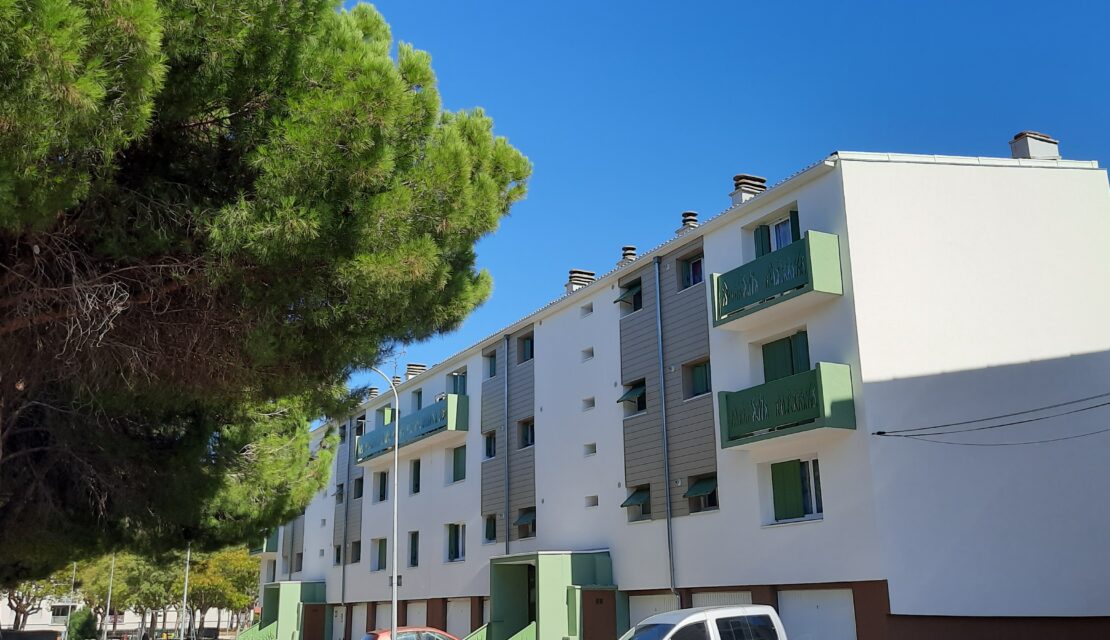 VISITE DU CHANTIER DE REHABILITATION DE L’AIGUILLE A TREBES AVEC LES ASSOCIATIONS DE LOCATAIRES