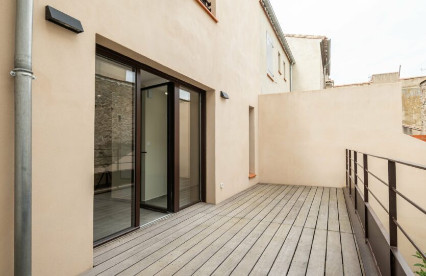 terrasse coté cour