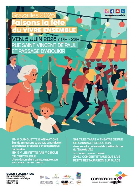 FÊTE DU VIVRE ENSEMBLE A GRAZAILLES !!!